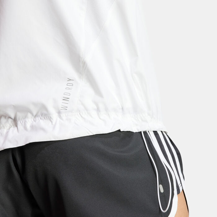 adidas Women's Own The Run Jacket White adidas Women's Own The Run Jacket White image number 3