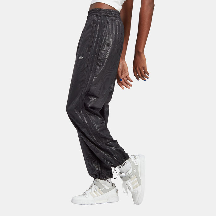 adidas Originals Women's Marble Print Firebird Track Pants Black adidas Originals Women's Marble Print Firebird Track Pants Black image number 0