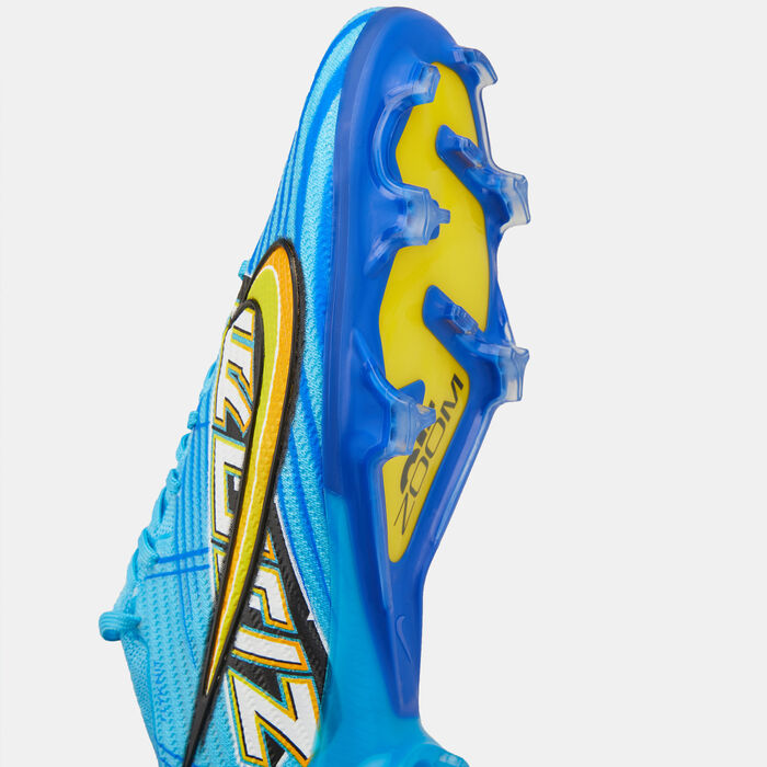 Nike Men's Zoom Mercurial Vapor 15 Elite KM Firm-Ground Football Shoe Blue Nike Men's Zoom Mercurial Vapor 15 Elite KM Firm-Ground Football Shoe Blue image number 5