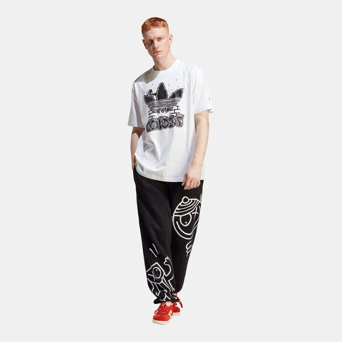 adidas Originals Men's Graphics Hack the Elite T-Shirt Black adidas Originals Men's Graphics Hack the Elite T-Shirt Black image number 2