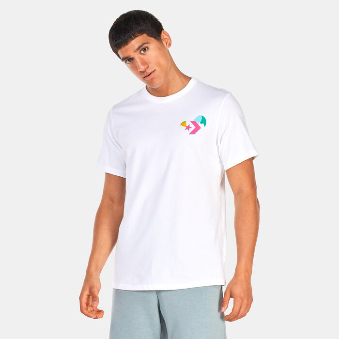 Converse Men's Tropical T-Shirt White Converse Men's Tropical T-Shirt White image number 0
