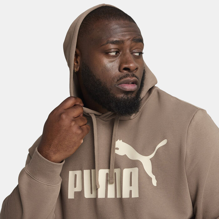 PUMA Men's Essentials Hoodie Beige PUMA Men's Essentials Hoodie Beige image number 3