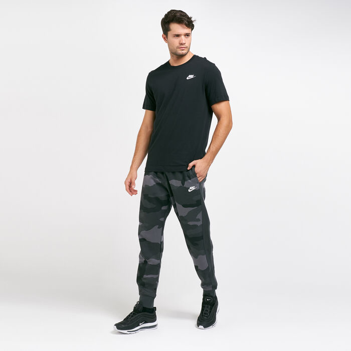 Nike Men's Sportswear Club T-Shirt Black Nike Men's Sportswear Club T-Shirt Black image number 2