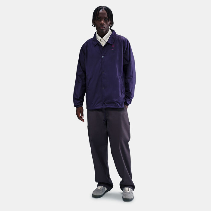 Nike Men's FC Barcelona Coaches' Jacket Purple Nike Men's FC Barcelona Coaches' Jacket Purple image number 2