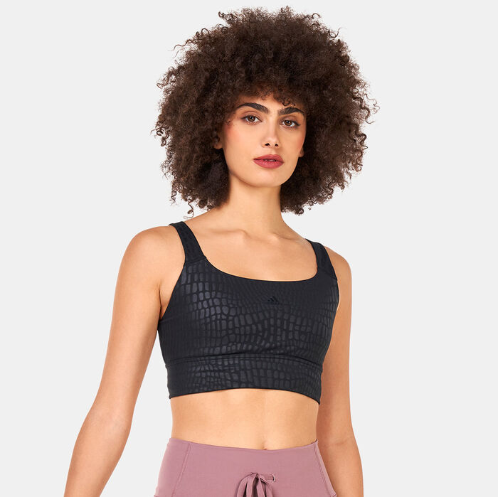 adidas Women's Powerimpact Training Medium-Support Longline Sports Bra Black adidas Women's Powerimpact Training Medium-Support Longline Sports Bra Black image number 0