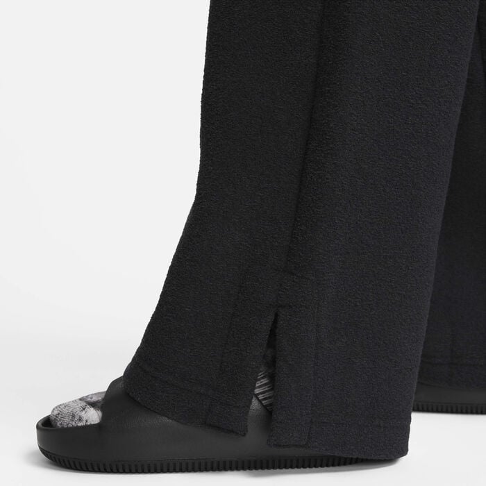 Nike Women's Sportswear Phoenix Plush High-Waisted Wide-Leg Cosy Fleece Trousers Black Nike Women's Sportswear Phoenix Plush High-Waisted Wide-Leg Cosy Fleece Trousers Black image number 4