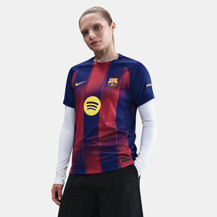 Nike Women's FC Barcelona 2025/26 Home Replica Football Jersey Blue Nike Women's FC Barcelona 2025/26 Home Replica Football Jersey Blue image number 0