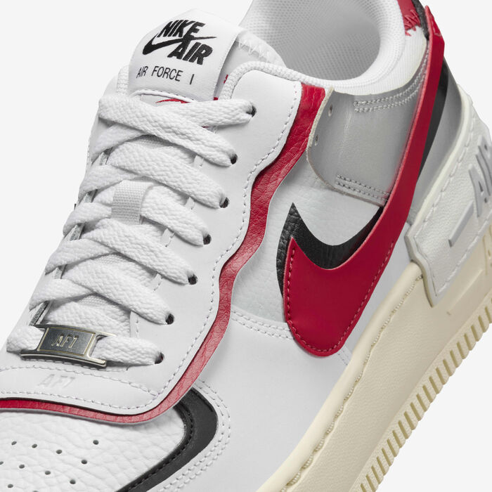 Nike Women's Air Force 1 Shadow Shoes White Nike Women's Air Force 1 Shadow Shoes White image number 7