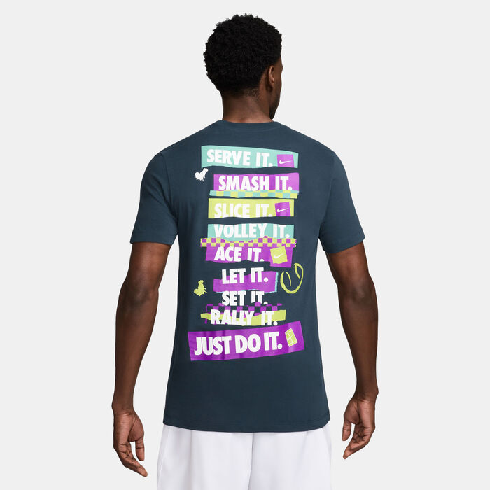 Nike Men's Court Dri-FIT Tennis T-Shirt Blue Nike Men's Court Dri-FIT Tennis T-Shirt Blue image number 1