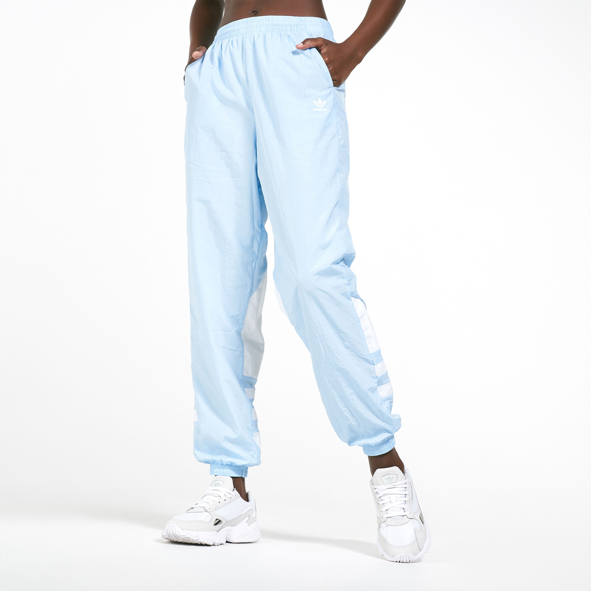 Light blue adidas pants womens clearance