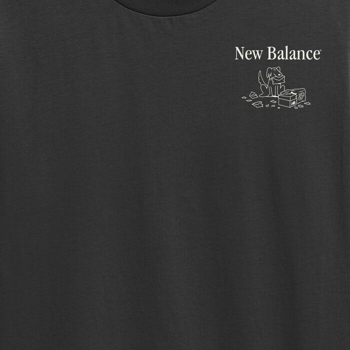 New Balance Men's Mailman T-Shirt Black image number 3