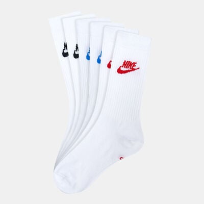 Nike Sportswear Everyday Essential Crew Socks (3 Pairs) White Nike Sportswear Everyday Essential Crew Socks (3 Pairs) White