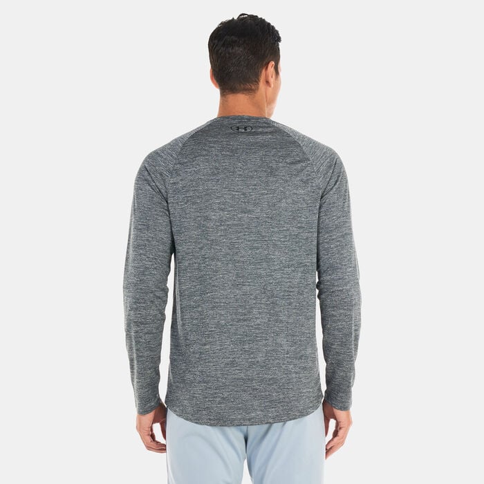 Under Armour Men's UA Tech™ Long Sleeve T-Shirt Grey Under Armour Men's UA Tech™ Long Sleeve T-Shirt Grey image number 1