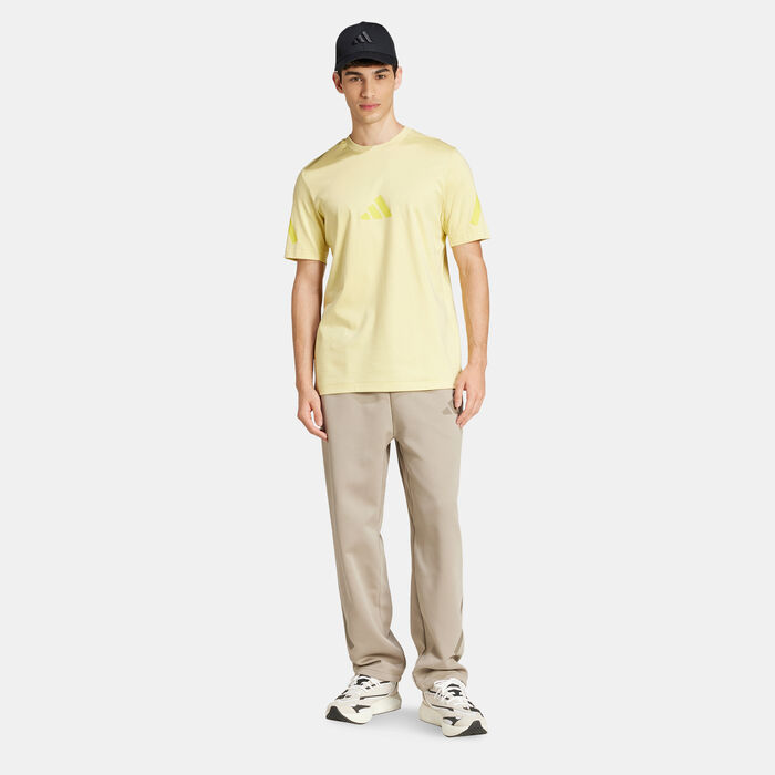 adidas Men's Z.N.E. T-Shirt yellow adidas Men's Z.N.E. T-Shirt yellow image number 2
