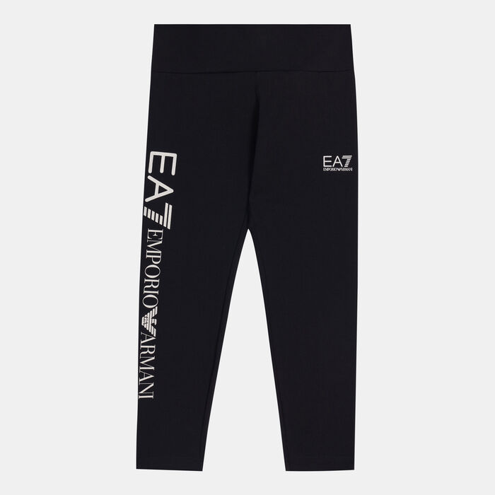 EA7 Emporio Armani Kids' Shiny Leggings Black image number 0