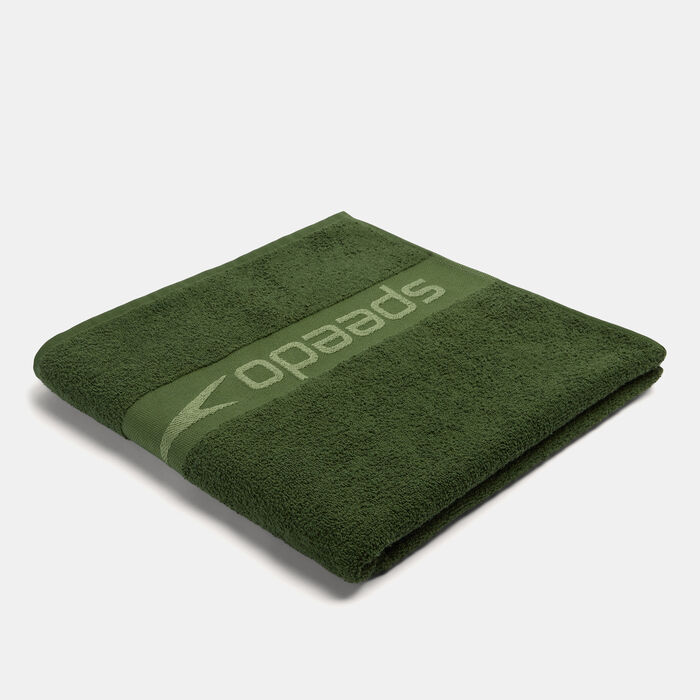 Speedo Speedo Border Towel Green Speedo Speedo Border Towel Green image number 1