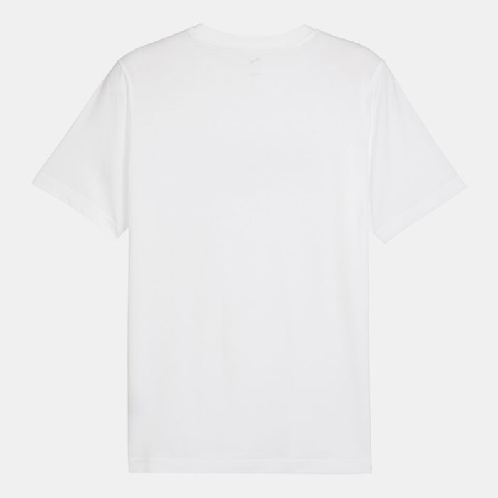 PUMA Men's Essential Logo Lab T-Shirt White image number 1