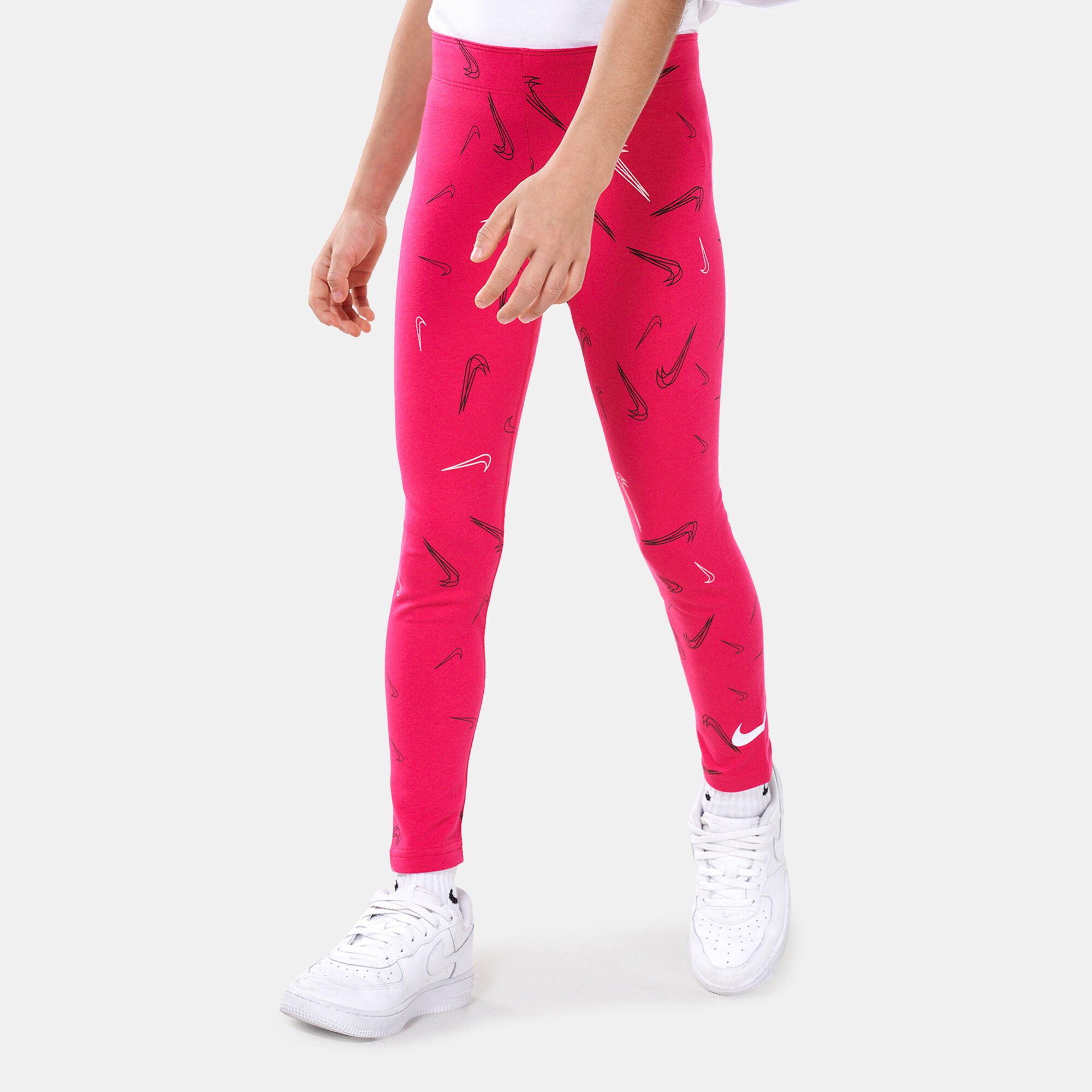 Nike all over swoosh leggings store