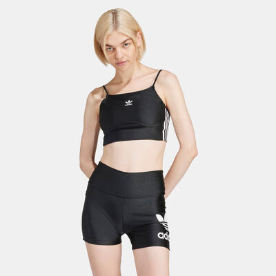 adidas Originals Women's 3-Stripes Sports Bra Top Black