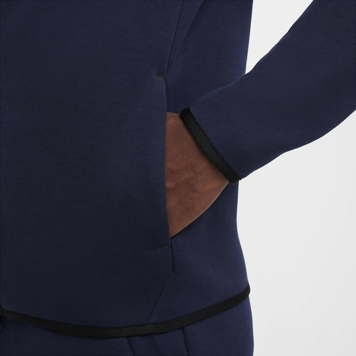 Nike Men's Tech Full-Zip Windrunner Hoodie Blue Nike Men's Tech Full-Zip Windrunner Hoodie Blue image number 6