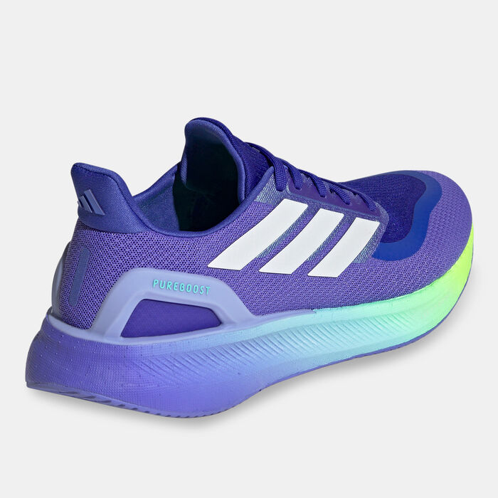 adidas Men's Pureboost 5 Running Shoes Blue image number 2