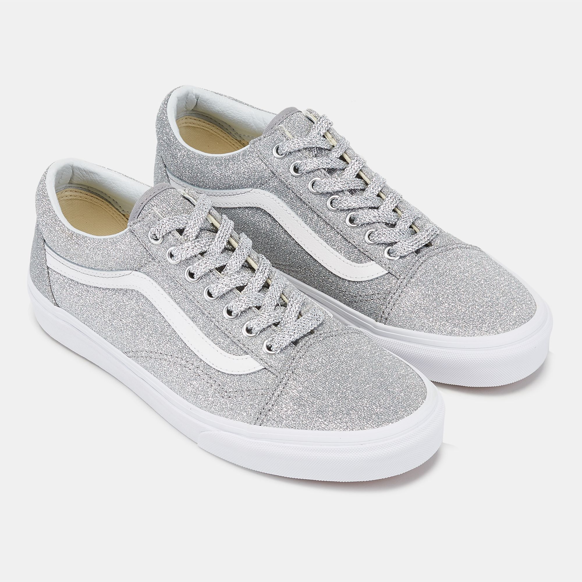 Vans old skool hotsell lurex glitter silver