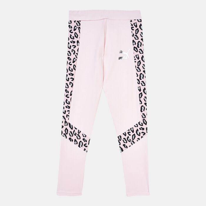 PUMA Kids' Classics Summer Roar Leggings Pink image number 0