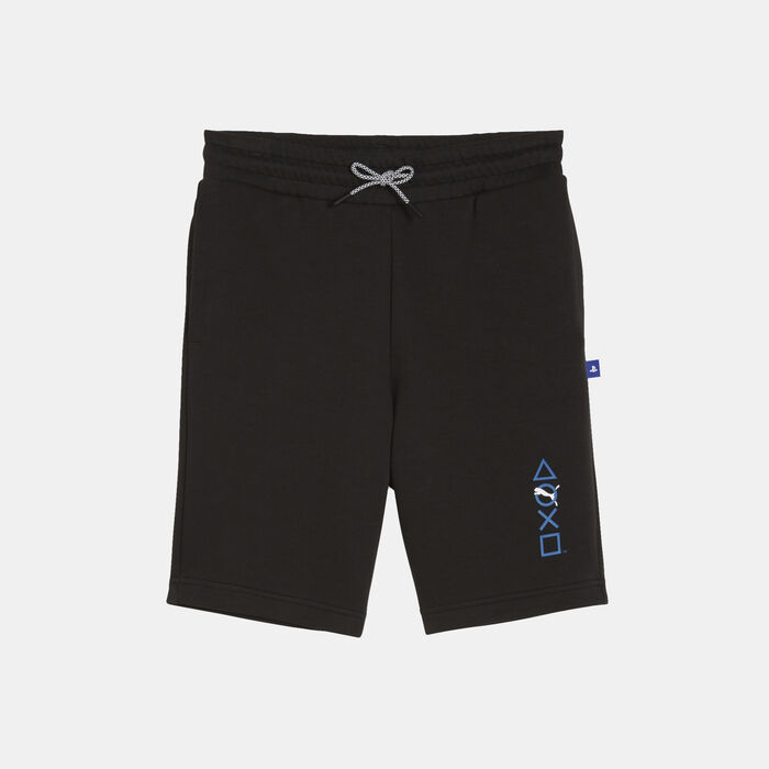 PUMA Kids' x PlayStation Shorts Black PUMA Kids' x PlayStation Shorts Black image number 0