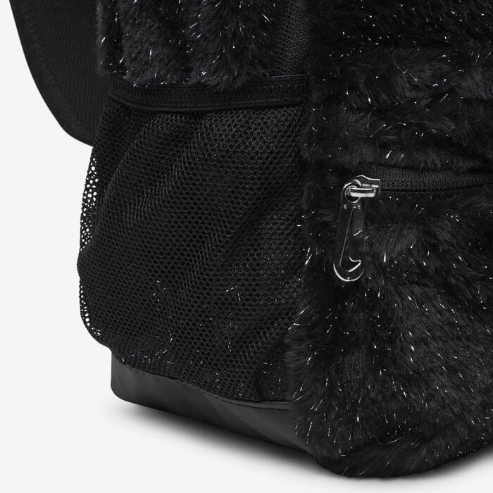 Nike Kids' Faux Fur Backpack Black Nike Kids' Faux Fur Backpack Black image number 5
