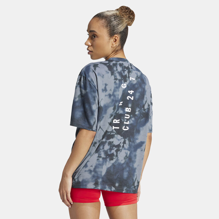 adidas Women's Climacool Training Club 24/7 Graphic T-Shirt Black adidas Women's Climacool Training Club 24/7 Graphic T-Shirt Black image number 1
