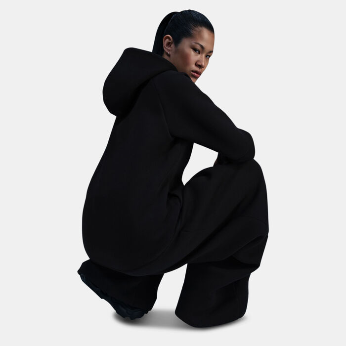 Nike Women's Sportswear Tech Fleece Windrunner Full-Zip Hoodie Black Nike Women's Sportswear Tech Fleece Windrunner Full-Zip Hoodie Black image number 2