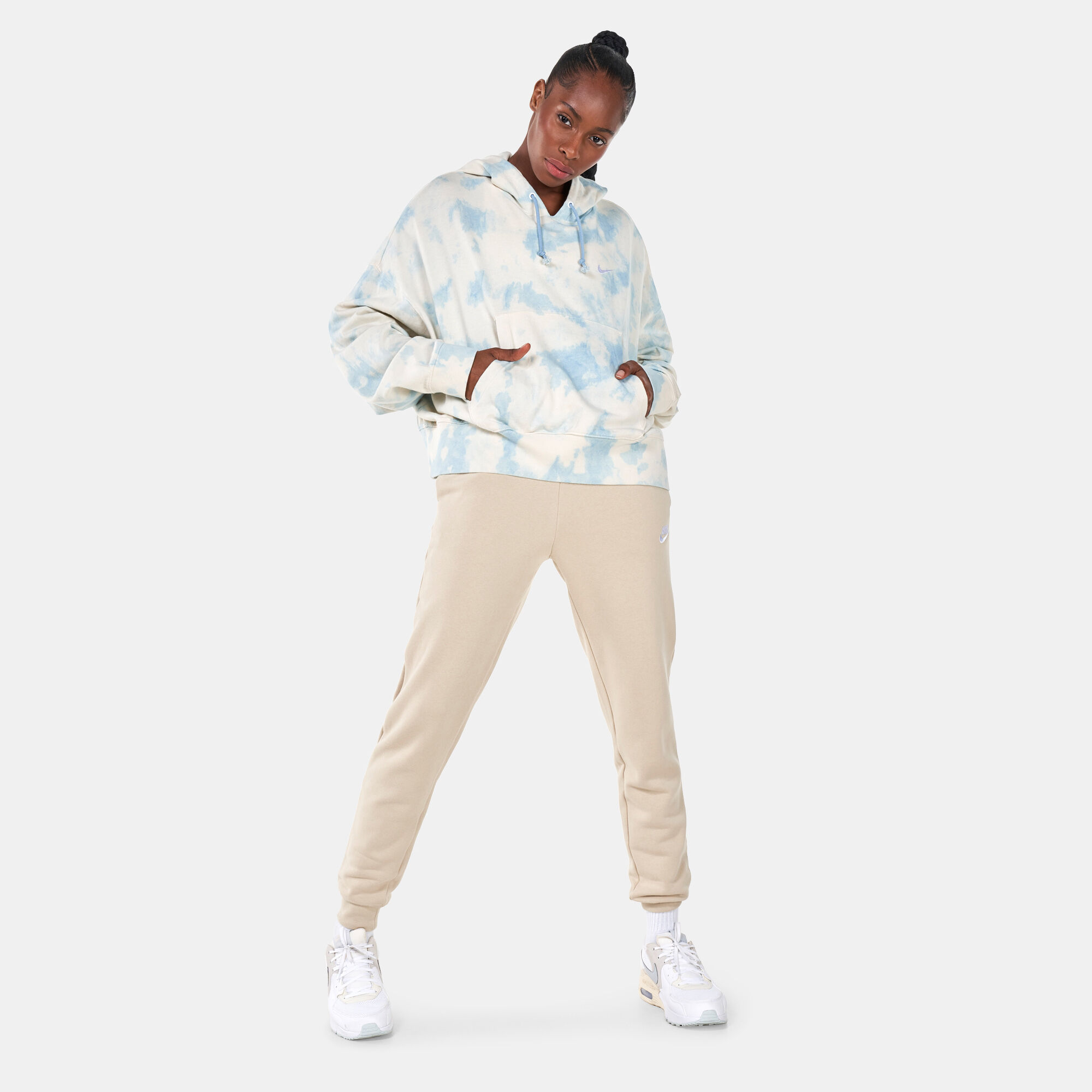Nike women's sportswear jersey hoodie hot sale