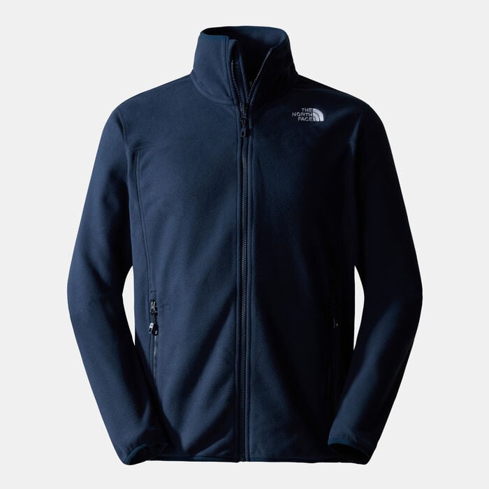 The North Face Men's 100 Glacier Full-Zip Fleece Jacket Blue The North Face Men's 100 Glacier Full-Zip Fleece Jacket Blue image number 0