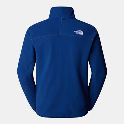 The North Face Men's 100 Glacier Fleece Full-Zip Jacket Blue The North Face Men's 100 Glacier Fleece Full-Zip Jacket Blue