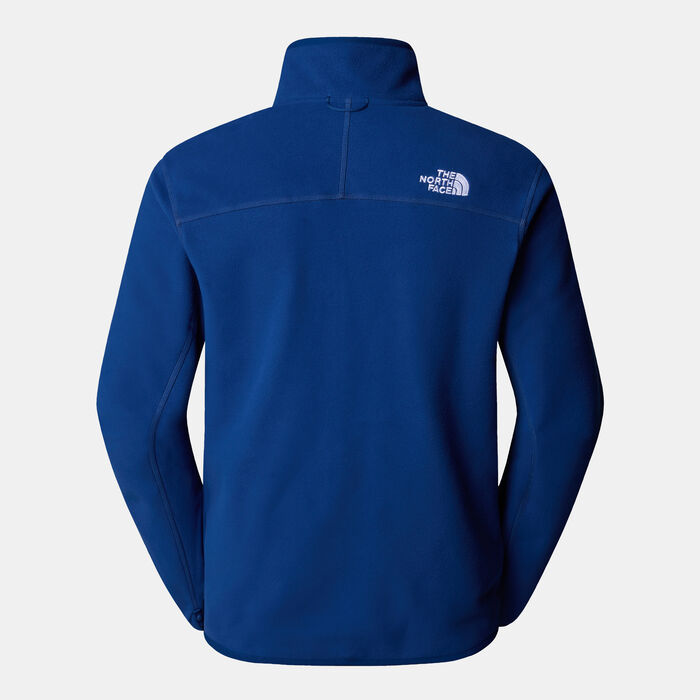 The North Face Men's 100 Glacier Fleece Full-Zip Jacket Blue The North Face Men's 100 Glacier Fleece Full-Zip Jacket Blue image number 1