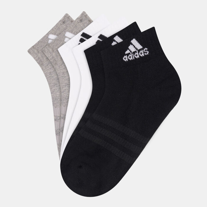 adidas Men's Cushioned Sportswear Ankle Socks (6 Pack) Grey image number 0