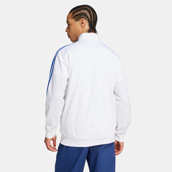 adidas Men's Real Madrid DNA Track Top White adidas Men's Real Madrid DNA Track Top White image number 1