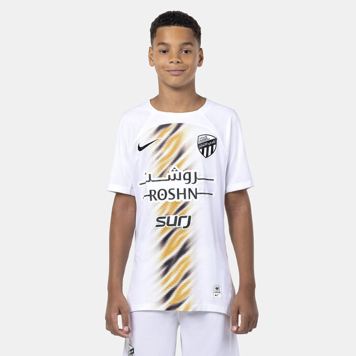 Nike Kids' Al-Ittihad 2024/25 Away Replica Football Jersey White Nike Kids' Al-Ittihad 2024/25 Away Replica Football Jersey White image number 0