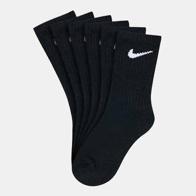 Nike Kids' Basic Pack Crew Socks (3 Pack) Black