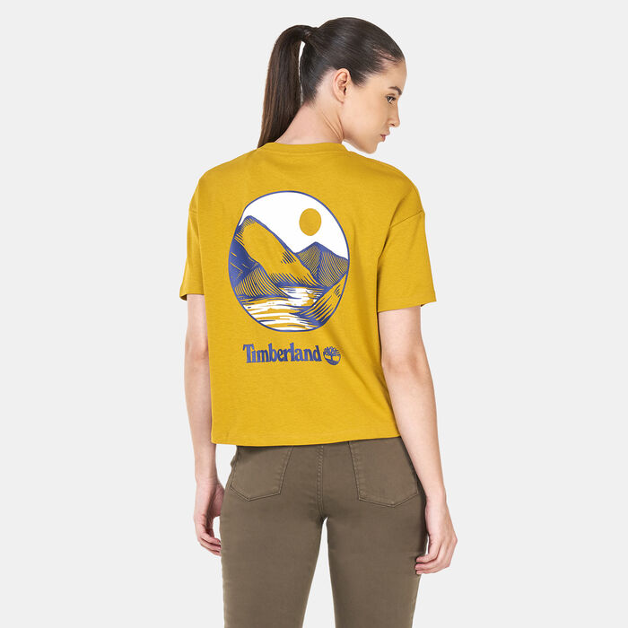 Timberland Women's Timberfresh Graphic T-Shirt yellow image number 0