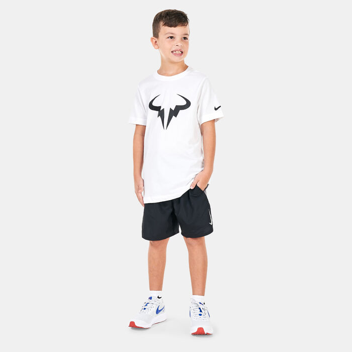 Nike Kids' Court Nadal Dri-FIT Essential T-Shirt White Nike Kids' Court Nadal Dri-FIT Essential T-Shirt White image number 2