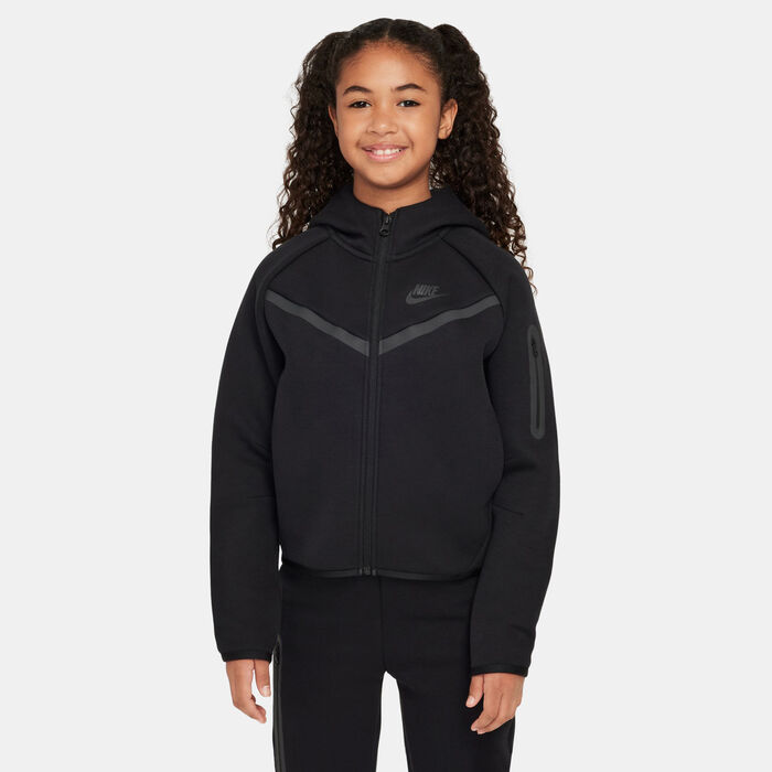 Nike Kids' Sportswear Tech Fleece Hoodie Black Nike Kids' Sportswear Tech Fleece Hoodie Black image number 0