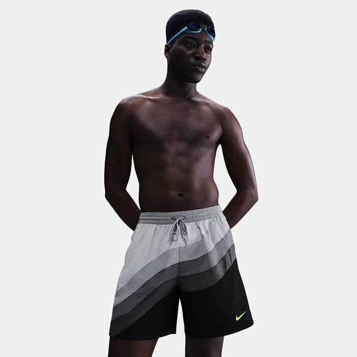 Nike Swim Men's Volley Swimming Shorts Black Nike Swim Men's Volley Swimming Shorts Black image number 4