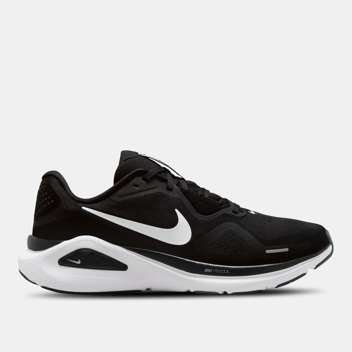 Nike Men's Structure 26 Road Running Shoes Black Nike Men's Structure 26 Road Running Shoes Black image number 0