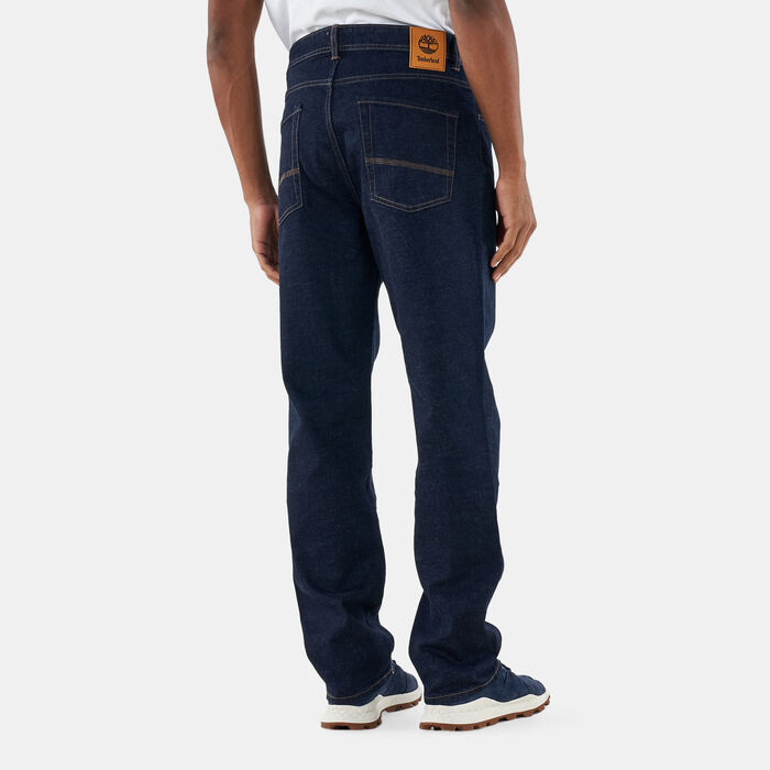 Timberland Men's Squam Lake Stretch Core Denim Jeans Blue Timberland Men's Squam Lake Stretch Core Denim Jeans Blue image number 1
