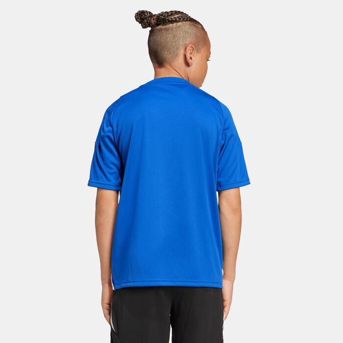 adidas Kids' Messi Training Football Top Blue adidas Kids' Messi Training Football Top Blue image number 1