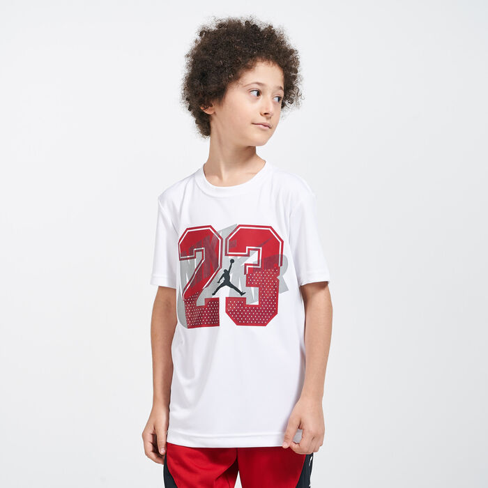 Jordan Kids' Split Decision T-Shirt (Older Kids) White Jordan Kids' Split Decision T-Shirt (Older Kids) White image number 0