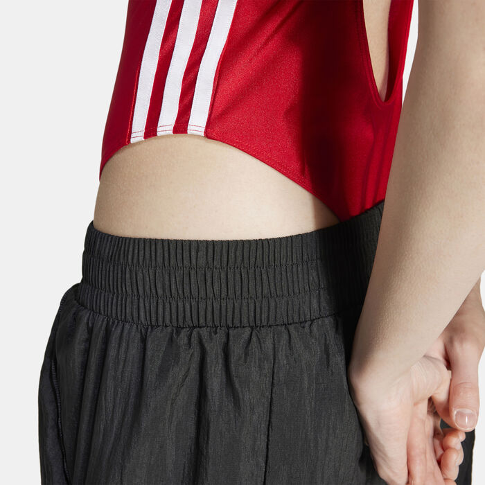 adidas Originals Women's 3-Stripes Bodysuit Red adidas Originals Women's 3-Stripes Bodysuit Red image number 4