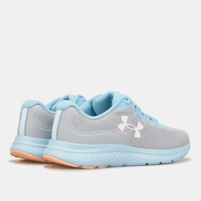 Under Armour Women's Charged Impulse 3 Knit Running Shoe Grey Under Armour Women's Charged Impulse 3 Knit Running Shoe Grey image number 3