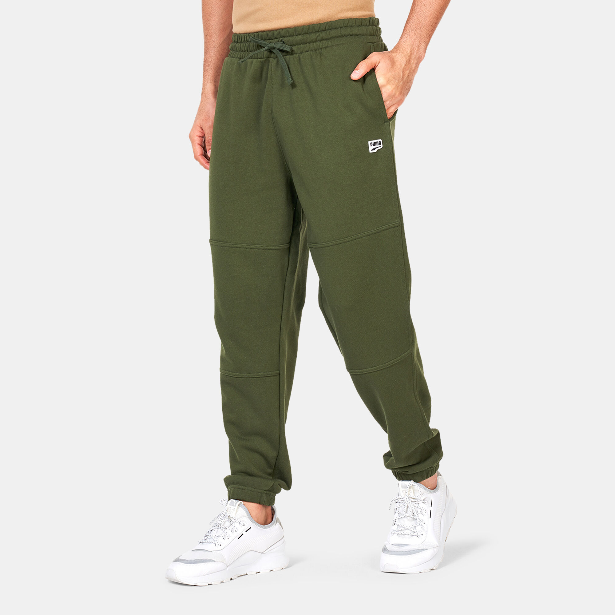 Men s DOWNTOWN Sweatpants Green PUMA in KSA SSS